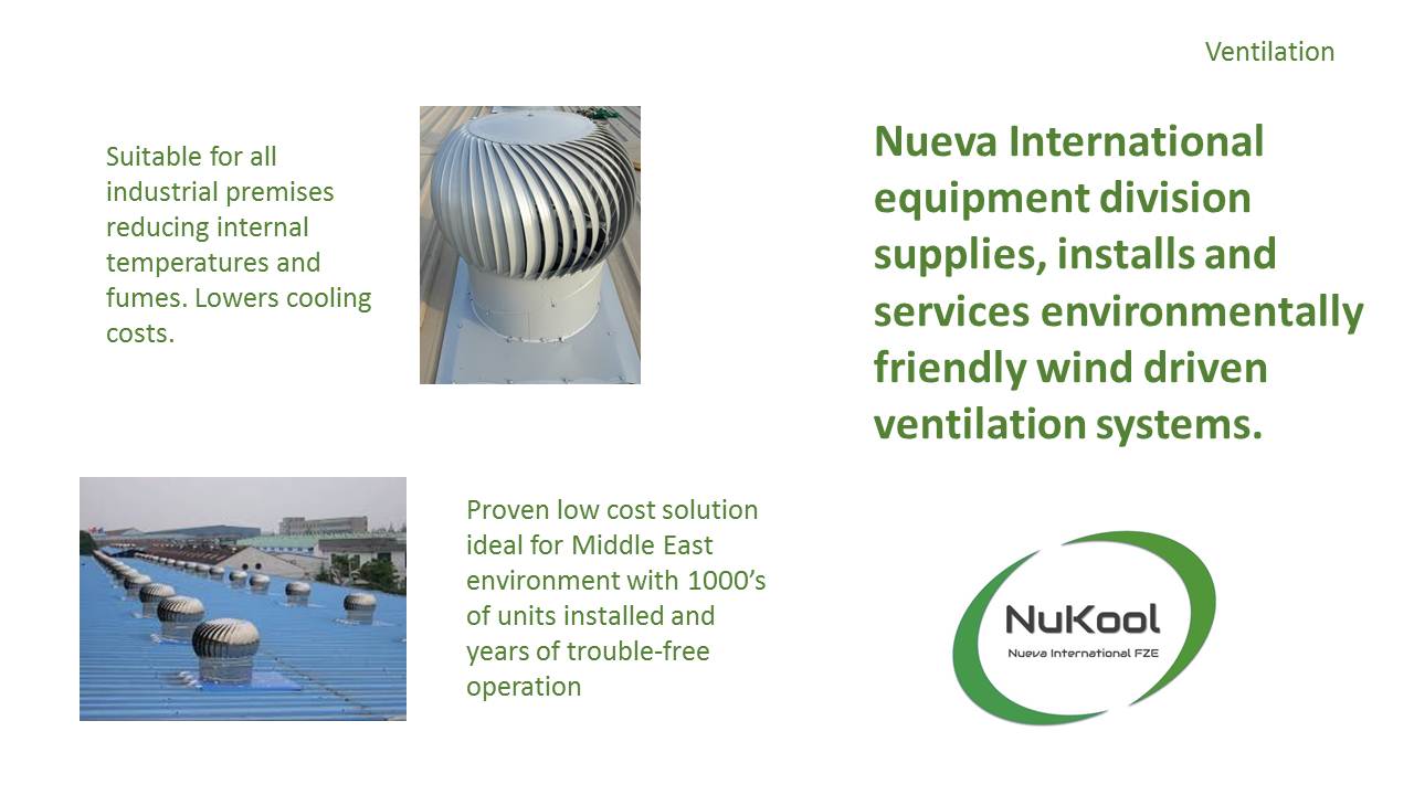 Equipment NUEVA INTERNATIONAL FZE